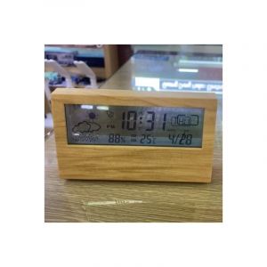 Réveil De Table De Nuit, Horloge De Bureau Numérique, Réveil Numérique Chevet, Réveil À LED, Horloge De Bureau Transparente avec Affichage De La