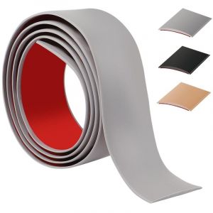 100cm Barre De Seuil Adhesive，Flexible Seuil De Porte Adhesif PVC,Barres De Transition De Seuil Pour La Cuisine/Salon,Profil De Transition Pour