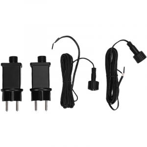 Lot de 2 adaptateurs gonflables de rechange pour cour, alimentation 1 A classe 2 avec rallonge de 3 m, prise &eacute;tanche 60 Hz pour d&eacute;corations