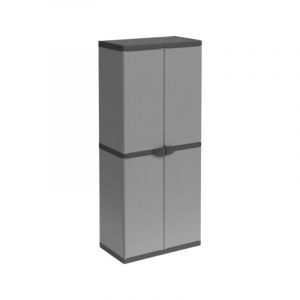 Armoire haut porte-balais meuble d'ext&eacute;rieur et d'int&eacute;rieur 2 portes cabine de douche balcon