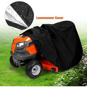 Housse de Tracteur de Jardin, Housse de Tondeuse Tissu Oxford Imperm&eacute;able Anti-UV Anti-poussi&egrave;re pour Ext&eacute;rieur Jardin Pelouse avec Sac (183 x 137 x