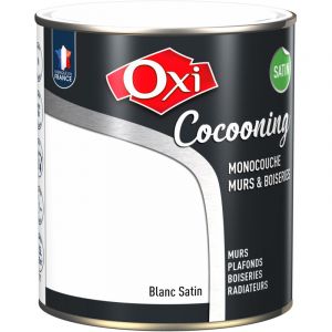 Durieu - Peinture d'int&eacute;rieur monocouche pour murs & boiseries oxi cocooning murs & boiseries satin Blanc 2.5 litres