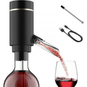 Verseur d'a&eacute;rateur de vin &eacute;lectrique - Distributeur de vin &agrave; filtre automatique multi-intelligent Oxydant de vin &agrave; une touche, a&eacute;ration marche/arr&ecirc;t,