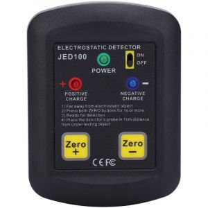 Jeffergarden - Testeur de tension électrostatique pour tissu non tissé, mesureur de champ électrique statique JED100