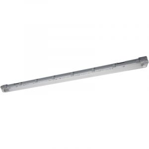 Submarine luminaire étanche avec détecteur de mouvement intégré 150cm 19W, luminaire led gris, protection IP65, pour garages et caves - Osram