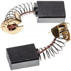 vhbw 2x balais charbon 6,5 x 13,5 x 17 mm compatible avec Makita LS1011, LS 1013, LH1040F, LH 1040 F, LH 1040 outil &eacute;lectrique, avec ressort 22 mm