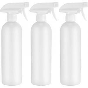 Enowelir 3 Pi&egrave;ces Bouteilles de Pulv&eacute;risation, 500ML Flacon Vaporisateur Spray Vides, Bouteilles de Pompe Plastique pour Jardin Plante Cheveux