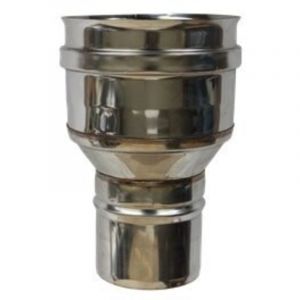 Réduction simple paroi inox - ø 140 m - 150 f
