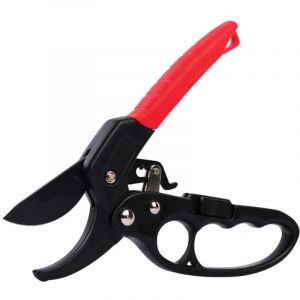 S&eacute;cateur &agrave; Cr&eacute;maill&egrave;re Enclume et Cliquet Automatique Haies Jardin Coupe Branches