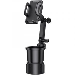 Porte-boisson de voiture 1 pi&egrave;ce, base r&eacute;glable &agrave; 360&deg;, rallonge de porte-boisson de voiture avec support pour t&eacute;l&eacute;phone portable, porte-gobelet
