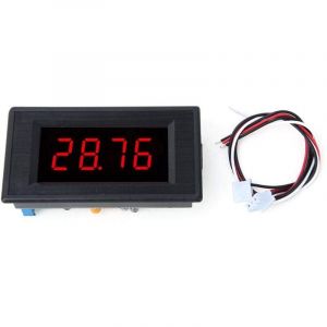Gistuch - Voltmètre numérique, Voltmètre cc 3 1/2 Haute précision 5135A DC5V Indicateur de Panneau numérique avec Del Rouge(DC50mV/DC100mV/DC200mV)