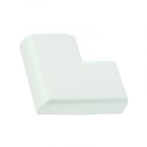 Angle plat modulable - 32 x 12.5 - blanc - tm optima Iboco 08832 - Blanc