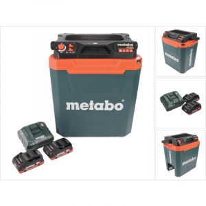 Metabo - kb 18 bl Glacière sans fil 18 v avec fonction maintien au chaud 28 l Brushless + 2x batterie 4,0 Ah + chargeur