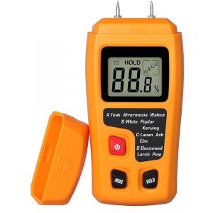 SNQ - Testeur d'humidité du bois portable testeur d'humidité lcd pour détecteur d'humidité du bois pour la mesure de l'humidité du papier de bois de