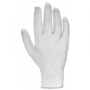 Nouveaux gants multi-usages en vinyle, gants transparents jetables extra r&eacute;sistants sans poudre, taille moyenne, bo&icirc;te de 100 - Sans danger pour les