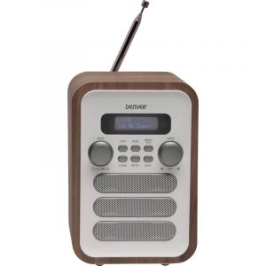 Denver DAB-48 Radio de cuisine FM, DAB+ Bluetooth blanc W284742