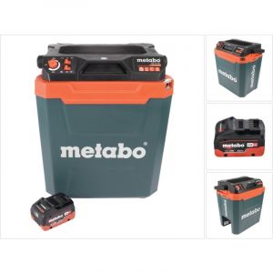 Metabo KB 18 BL Glacière sans fil 18 V avec fonction maintien au chaud 28 l Brushless + 1x batterie 8,0 Ah - sans chargeur