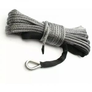 Corde synth&eacute;tique de 7700 lb pour treuil forestier, 6 mm, 15 m, pour VTT