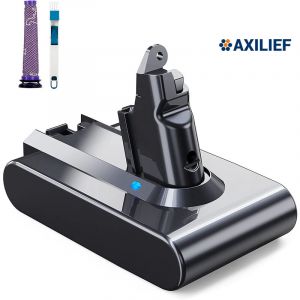 Axilief - 21.6V 5000mAh Batterie de Remplacement pour Dyson V6 DC62 Trigger Extra