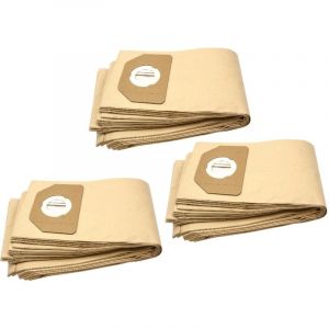 30x sacs compatible avec Soteco Nevada 215, Nevada 503 r aspirateur - papier, marron - Vhbw