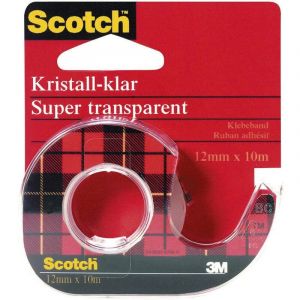 Ruban adhésif Scotch® Crystal Clear 600 3M 600H1210 transparent (l x l) 10 m x 12 mm 1 pc(s) S15745
