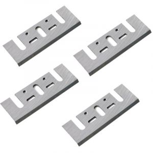 4PCS 3-1/4 Inch Tooling Lames de raboteuse Lame de Rechange pour Raboteuse &eacute;lectrique HSS Lame de Rabot pour Hitachi Ryobi Makita 1900B