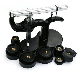 D&eacute;stockage Presse de Bo&icirc;tier Montre, Outil Montre Pour Fermeture La Table Arri&egrave;re De Montre 12 Tailles de Moules