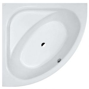 Laufen - Solutions - Baignoire d'angle avec support, 140x140 cm, blanc H2425010000001