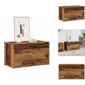 Vidaxl - Banc d'entrée 80x40x45 cm vieux bois bois d'ingénierie - Banc D'entrée - Bancs D'entrée - Banc à Coffre - Banc De Couloir