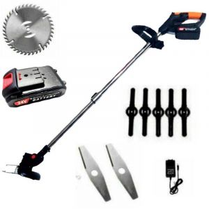 Débroussailleuse électrique 2 Batteries Lithium 24 V Coupe-herbe 8421