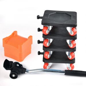 Decdeal - Lot de 8 chariots de déplacement de meubles robustes, excellent roulement pour canapé, table, armoire