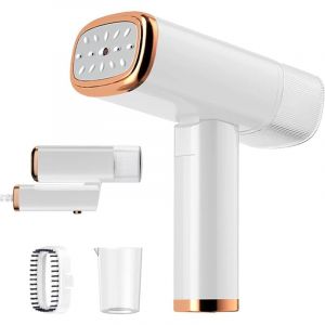 Ersandy - Défroisseur Vapeur, Mini fer à repasser Portable, 30s Chauffage Rapide, 1000W, 120ml, Voyage Vapeur Steamer avec Brosse et Tasse de Mesure