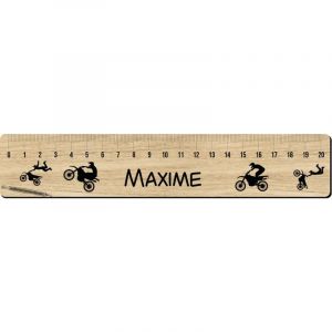 Decoho - Règle graduée 20 cm personnalisée pour écolier · Prénom | Motos http://www. .com/img/co/108228.jpg - 21 x 4 cm - http://www.