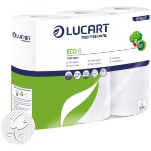 6 rouleaux papier wc ecolabel 200 f