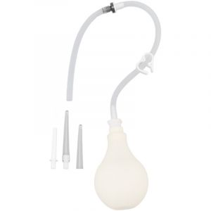 Kit de poire &agrave; lavement en silicone l&eacute;g&egrave;re anti-reflux, poire &agrave; lavement souple pour usage domestique et hospitalier