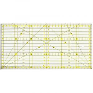 15 x 30 cm R&egrave;gle de patchwork avec indications d'angles, R&egrave;gle couture pr&eacute;cise pour le quilting, la couture et le patchwork
