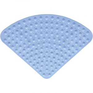 Tapis de douche d'angle non glissement - 54x 54cm tapis de douche d'angle pour douche int&eacute;rieure, tapis de stand de douche d'angle avec aspiration,