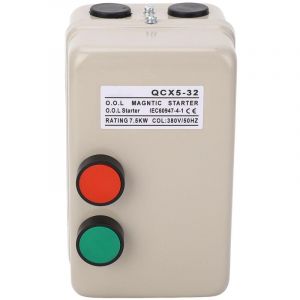 D&eacute;marreur de Moteur Magn&eacute;tique, 7,5 KW 3, 3 Phases, 380 V, 20 &agrave; 32 A, Interrupteur de Commande pour Compresseur D'air, Applications D'eau
