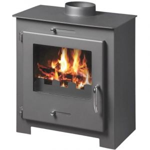 V05 - Poêle à bois Bora Lux – 8,25 kW, design moderne et élégant