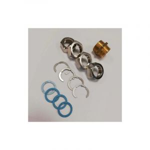 Raccords DN16 - 3/4' 20-27 mm - sans soudure pour tube inox solaire annelé (Prix par sachet de 4)