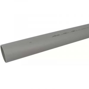 Tube PVC compact non pr&eacute;manchonn&eacute; - diam&egrave;tre 75 mm - 1 m&egrave;tre - &eacute;p. 3 mm - Nicoll