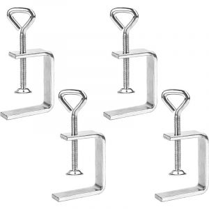 Sollbry 4 Pièces Serre Joint,Serre Joint en C Réglable,Mini Serre Joint Menuisier Galvanisée En Acier Au Carbone Pratique,Pince Serre Joint