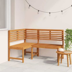 Maison Chic - Banc d'angle de jardin-Banquette de jardin 140 cm Bois solide d'acacia