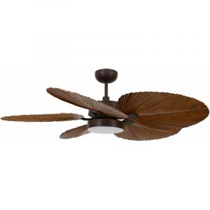 Ventilateur de plafond DC Bali Bronze 132 cm avec LED