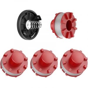 XVX - Bobine de Rechange2,0mm x 8m Fil Coupe Bordure pour Einhell CE-CT36/30 3405096, agillo 36/255 bl, agillo 18/200 Bobine de Fil(4 Bobines + 1