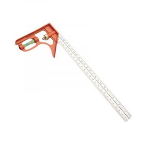 Linghhang - 300 mm Règle d'angle de Combinaison Angle Combiné en Acier Inoxydable Équerre Dombinée Règle de Positionnement avec Niveau à Bulle Outil