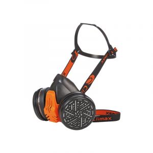 Masque respirateur en caoutchouc anti -gas avec 2 filtres A1 Climax