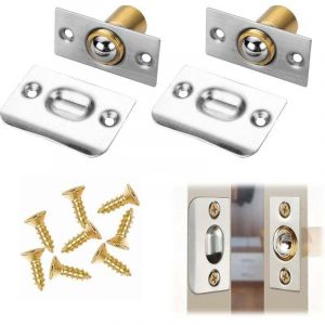 Loquet &agrave; Bille de Porte,Loqueteau &agrave; Bille R&eacute;glables,Roller Ball Meubles Loquet de Porte,R&eacute;glable Rouleau Bille Meubles Loquet de Porte,Verrou de