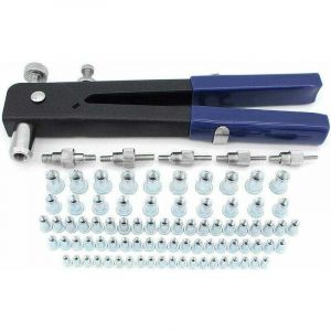 Jalleria - Kit d'écrous à rivets filetés pour filetage M3 M4 M5 M6 M8, 106 pinces à rivets Kit d'écrous à rivets