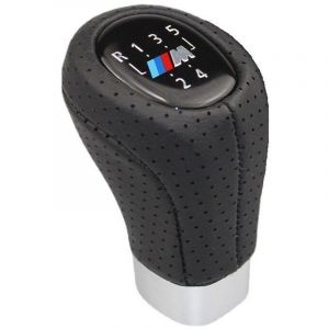 Vtizikl 5 Vitesses Pommeau de Levier de Vitesse pour BMW E34 E36 E38 E39 E46 E53 E60 E61 E63 E64 E83 E90 E91 E92 E93 Levier de Vitesses Handball